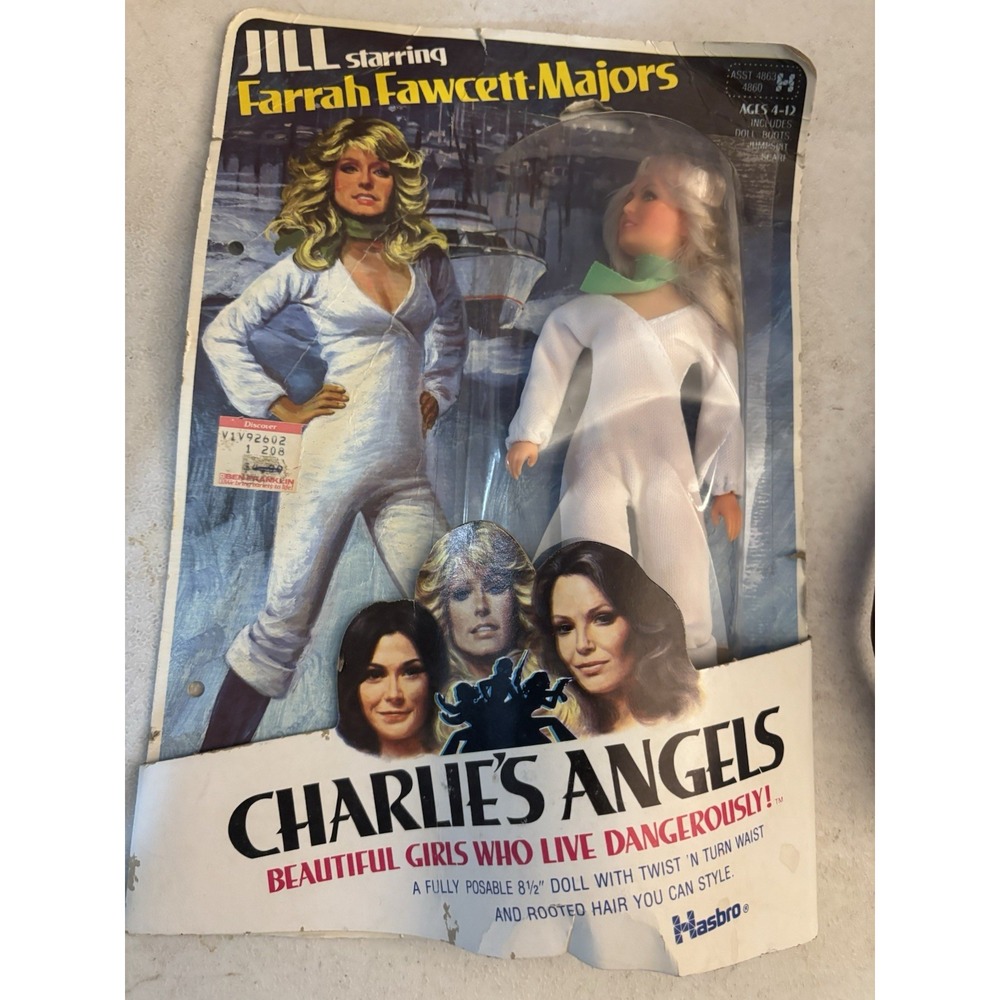 Vintage 1977‎ Charlie's Angels Jill Starring Farrah Fawcett-Majors Doll NEW